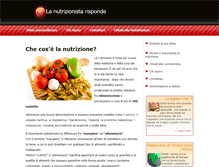 Tablet Screenshot of nutrizionista.alimentazione-salute.it